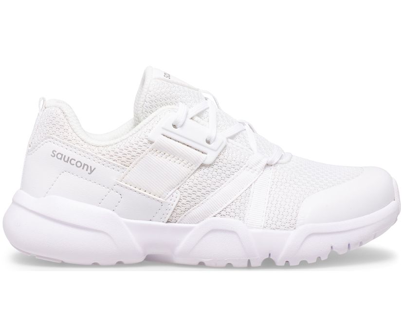 Saucony Vertex Lace Kids' Sneakers White | Canada 824KORI